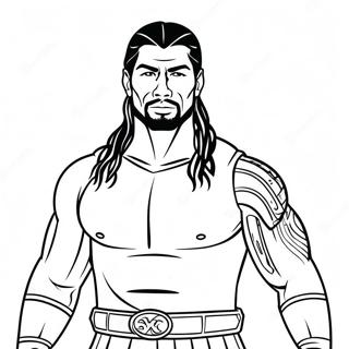 Roman Reigns Aksiyon Boyama Sayfasi 112471-48602