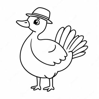 Sapkali Komik Kaz Boyama Sayfasi 113013 49148