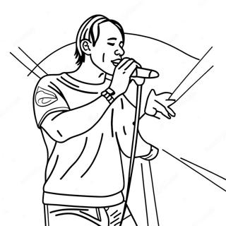 Travis Scott Konserde Boyama Sayfasi 113193-49290