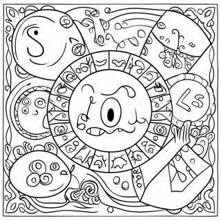 Loteria Sembolleri Boyama Sayfasi 113272 49354