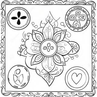 Loteria Sembolleri Boyama Sayfasi 113272 49356