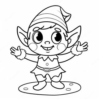 Oyunbaz Elf Geri Sayim Boyama Sayfasi 113298-49376