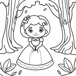 Sophie Buyulu Ormanda Boyama Sayfasi 113423 49463