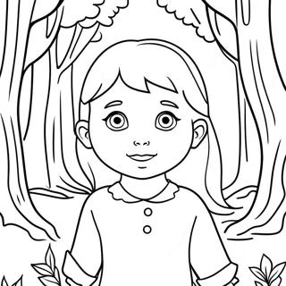 Sophie Buyulu Ormanda Boyama Sayfasi 113423 49464