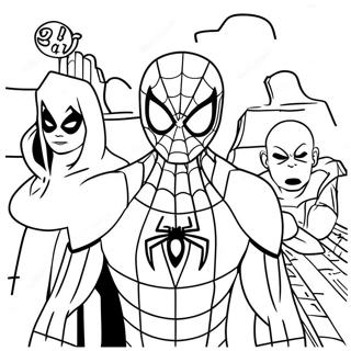 Spiderman Aramizda Takim Boyama Sayfasi 113451-49491