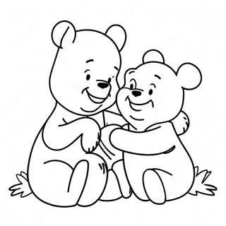 Classic Winnie The Pooh Boyama Sayfası Boyama Sayfaları