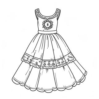 Guzel Iletisim Elbisesi Boyama Sayfasi 113914 49848