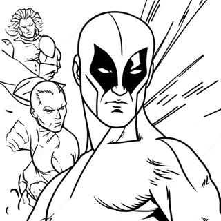 X-Men Boyama Sayfası Boyama Sayfaları