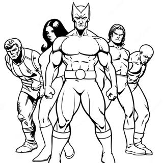 X-Men Boyama Sayfası Boyama Sayfaları