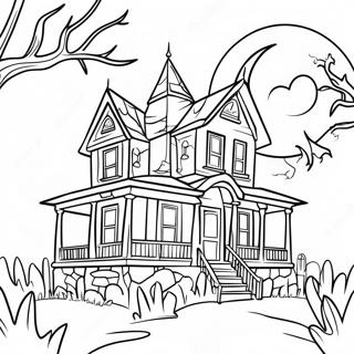 Terkedilmis Perili Ev Boyama Sayfasi 114043 49951