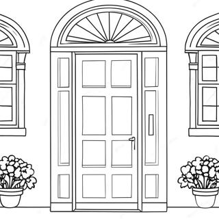 Kapılar Boyama Sayfaları