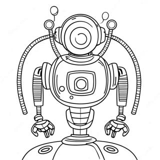 Gelecekten Robot Boyama Sayfasi 11426-521