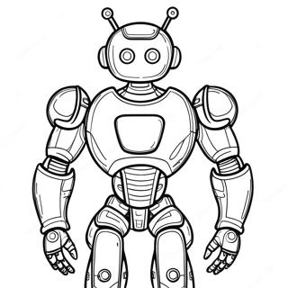 Gelecekten Robot Boyama Sayfasi 11426-522