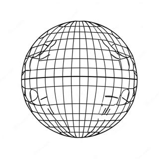 Renkli Disco Topu Boyama Sayfasi 114324 50168