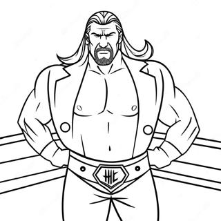 Triple H Ringde Boyama Sayfasi 114453 50274