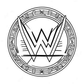 Dinamik Wwe Logosu Boyama Sayfasi 114607-50385