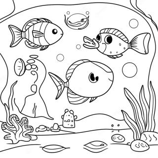 Su Alti Macerasi Boyama Sayfasi 114841-50571