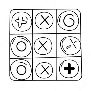 Tic Tac Toe Boyama Sayfasi 115147-50799