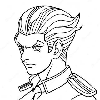 Josuke Higashikatanin Essiz Sac Stili Boyama Sayfasi 115177 50835