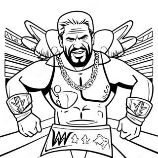 Epik Wwe Sampiyonluk Maci Boyama Sayfasi 115254 50891