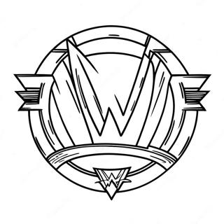 Yaratici Wwe Logosu Boyama Sayfasi 115383 50992