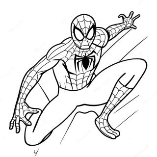 Orumcek Adam Aksiyon Pozunda Boyama Sayfasi 115461-51050