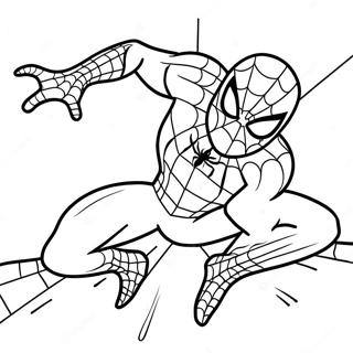 Orumcek Adam Aksiyon Pozunda Boyama Sayfasi 115461-51051