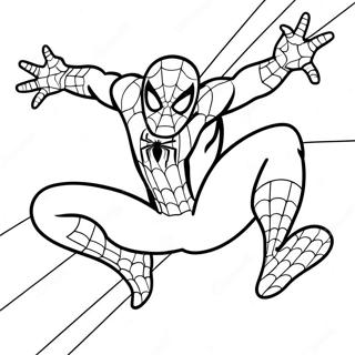 Orumcek Adam Aksiyon Pozunda Boyama Sayfasi 115461-51052