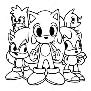 Sonic Arkadaslariyla Boyama Sayfasi 115462-51054