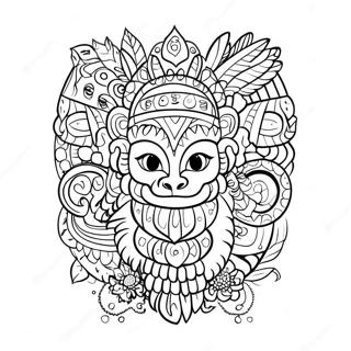 Hayvan Totem Diregi Boyama Sayfasi 115539 51116
