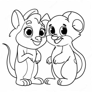 Sirin Disney Hayvanlari Boyama Sayfasi 116001-51470