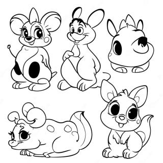 Sirin Disney Hayvanlari Boyama Sayfasi 116001-51472