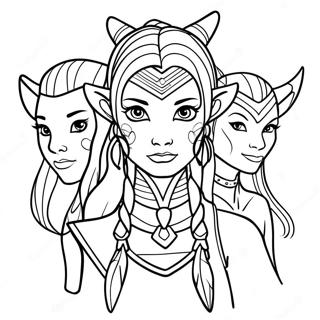 Guzel Avatar Yaratiklari Boyama Sayfasi 116155-51588