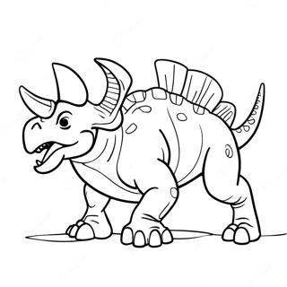 Dev Triceratops Sarj Eden Boyama Sayfasi 116182-51609