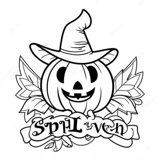 Spirit Halloween Logosu Boyama Sayfasi 116257 51658
