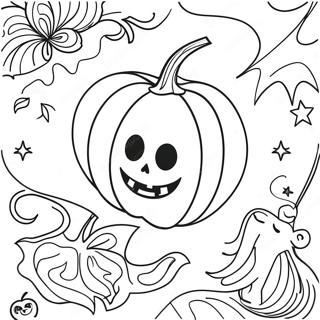 Yaratici Spirit Halloween Logosu Boyama Sayfasi 116260 51670