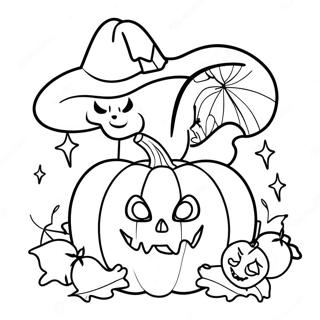 Yaratici Spirit Halloween Logosu Boyama Sayfasi 116260 51671