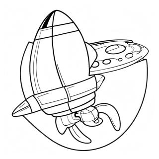 Roket Uzay Gemisi Boyama Sayfasi 116801 52253