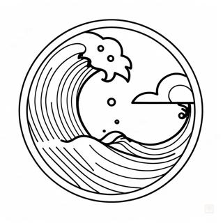 Tsunami Uyari Isareti Boyama Sayfasi 117008 52419