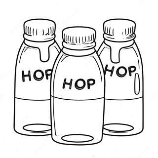 Renkli Ihop Surup Siseleri Boyama Sayfasi 117288-52627