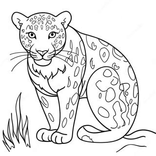 Zarif Leopar Boyama Sayfasi 117393-52711