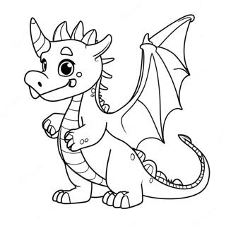 Parlak Kanatli Ejderha Prensi Boyama Sayfasi 117547 52822