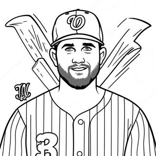 Bryce Harper Boyama Sayfaları