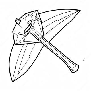 Parlak Elmas Kurek Aleti Boyama Sayfasi 118142-53282