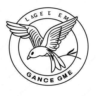 Aclik Oyunlari Logosu Boyama Sayfasi 118320 53521