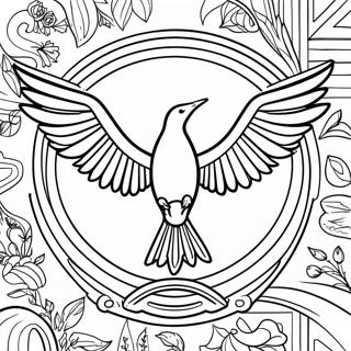 Alayci Kus Sembolu Boyama Sayfasi 118323 53533