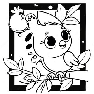 Sevimli Bebek Kardinaller Boyama Sayfasi 118372-53459