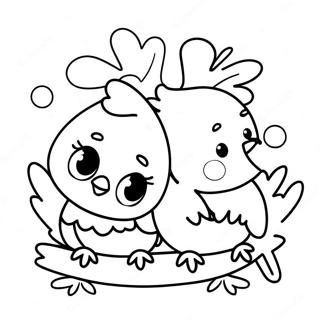 Sevimli Bebek Kardinaller Boyama Sayfasi 118372-53460