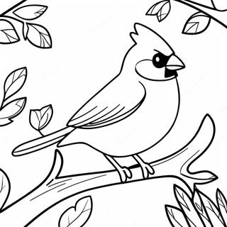 Gercekci Kardinal Kusu Boyama Sayfasi 118373-53573