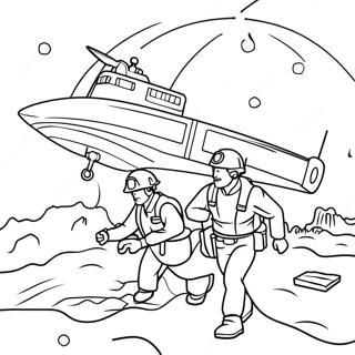 Deprem Kurtarma Ekibi Boyama Sayfasi 118552 53717